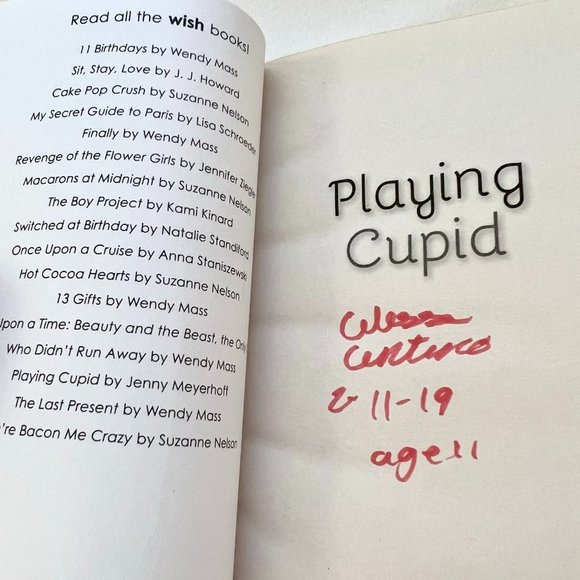 Playing Cupid: A Wish Novel by Jenny Meyerhoff (English) Paperback Book - Picture 3 of 5